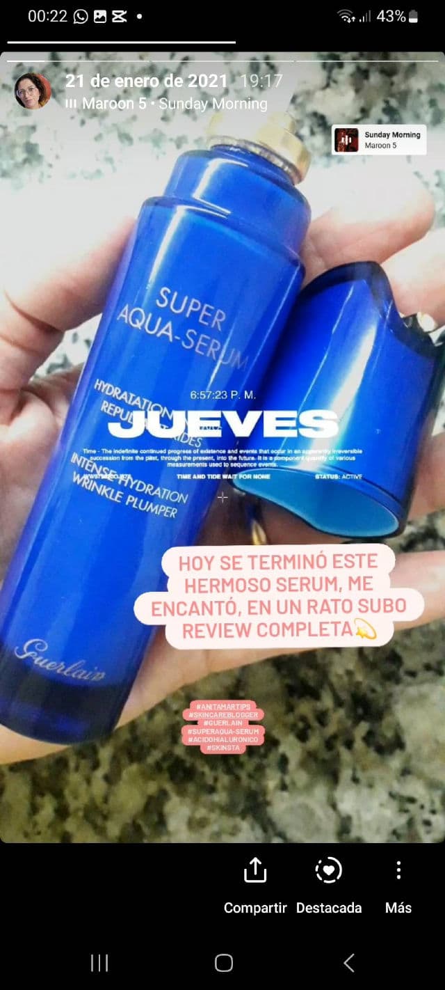 Guerlain Super Aqua Hydrating Anti-Aging Serum review photo by Anitamartips