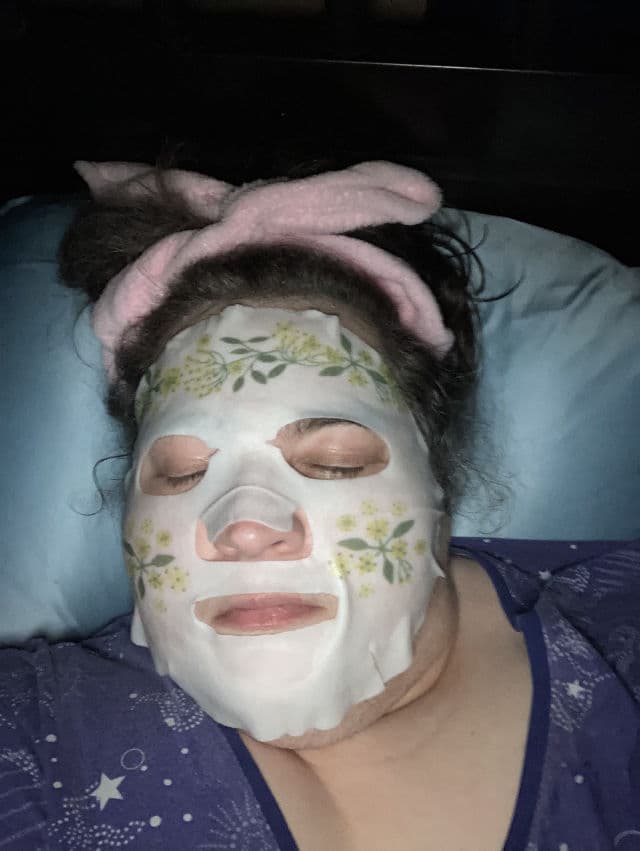 FaceTory Dream Garden Elderflower Sheet Mask review photo by Grinnoir