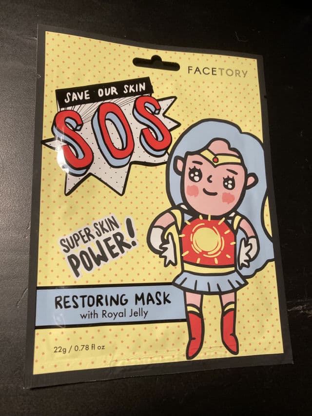FaceTory SOS Restoring Mask with Royal Jelly review photo by Grinnoir