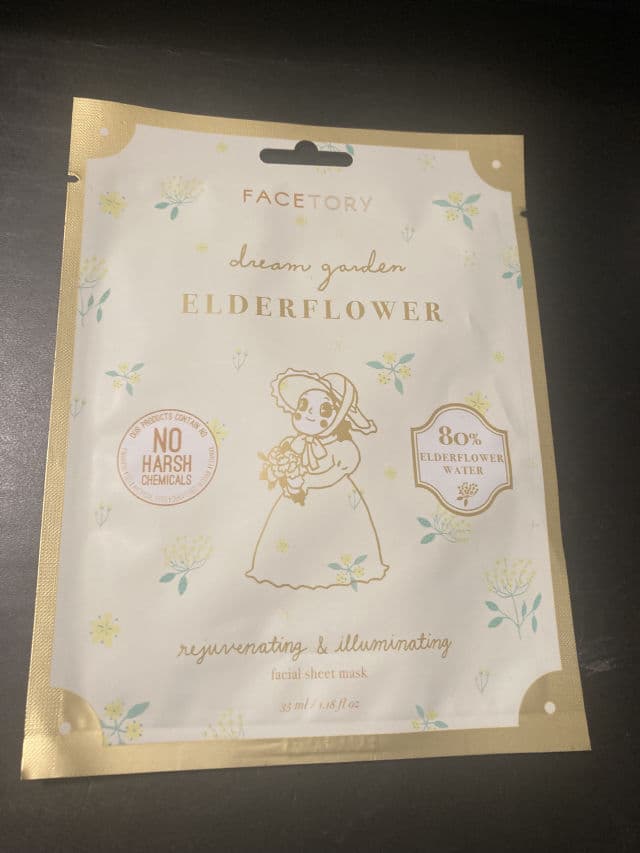FaceTory Dream Garden Elderflower Sheet Mask review photo by Grinnoir