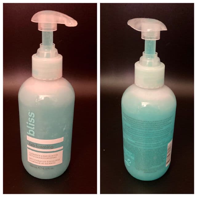 Bliss Fab Foaming Oil-Free Gel Cleanser Plumeria review photo by Grinnoir