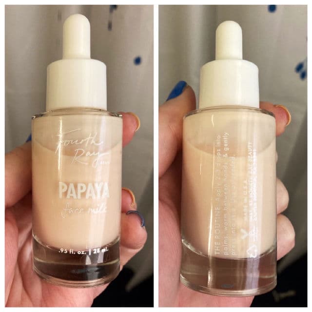 Fourth Ray Beauty Papaya Face Milk review photo by Grinnoir
