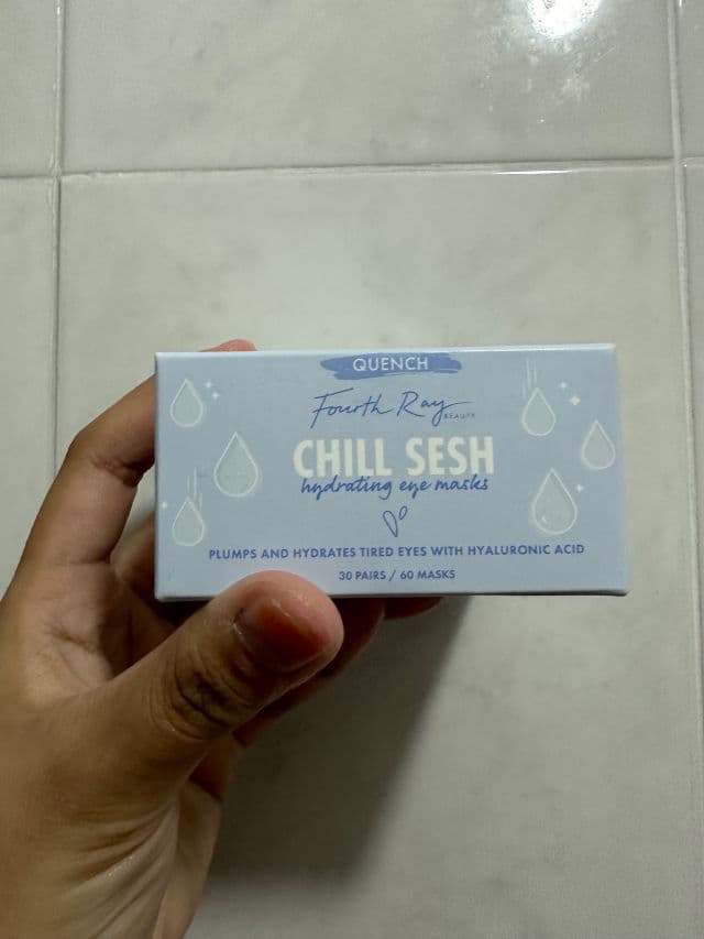 Fourth Ray Beauty Chill Sesh Hydrating Eye Masks review photo by Zarf