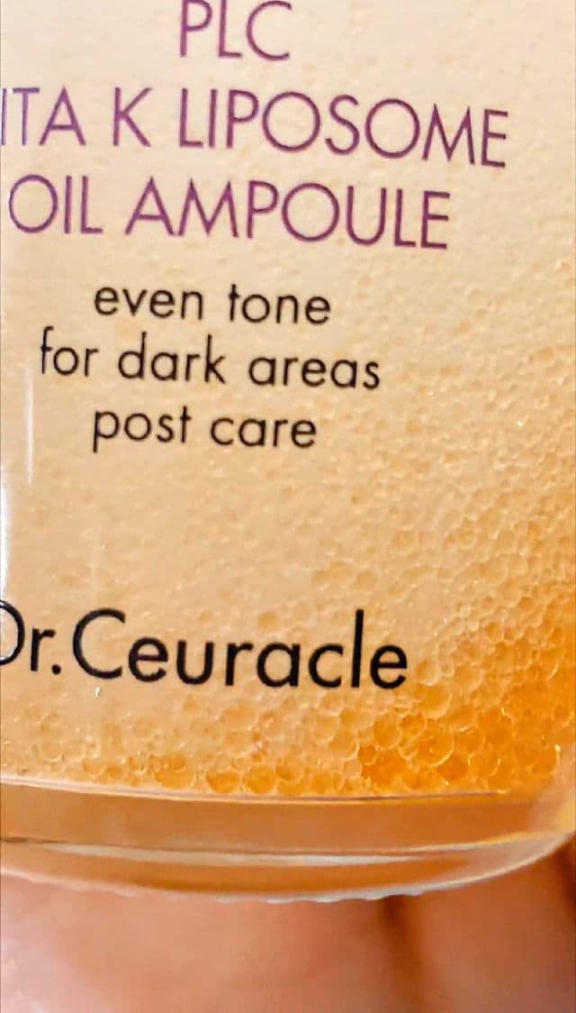 Dr. Ceuracle PLC Vita K Liposome Oil Ampoule review photo by yepmanythings