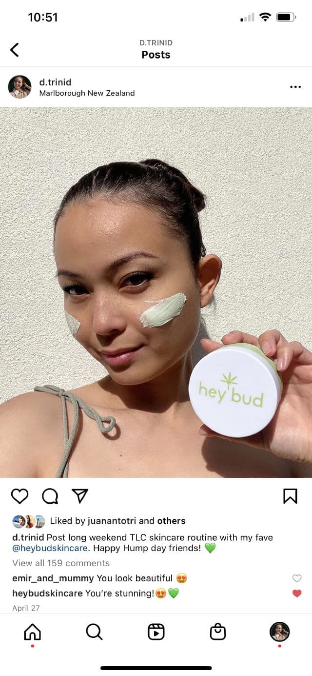 Hey Bud Hemp Clay Mask review photo by donnatrinidad