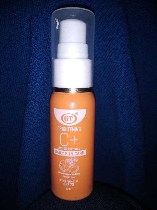 Gt Cosmetics Brightening C+ Daily Sun Care review photo by sukkie