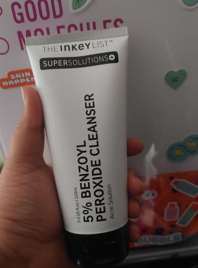 The Inkey List Acne Solution with 5% Benzoyl Peroxide Cleanser review photo by hannahliz