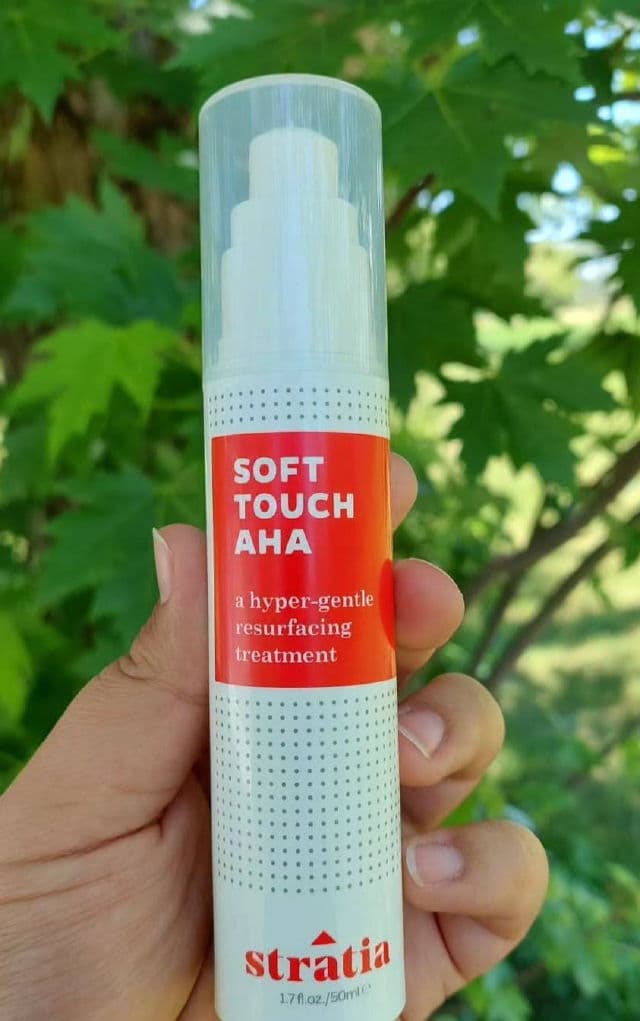 Stratia Soft Touch AHA review photo by hannahliz