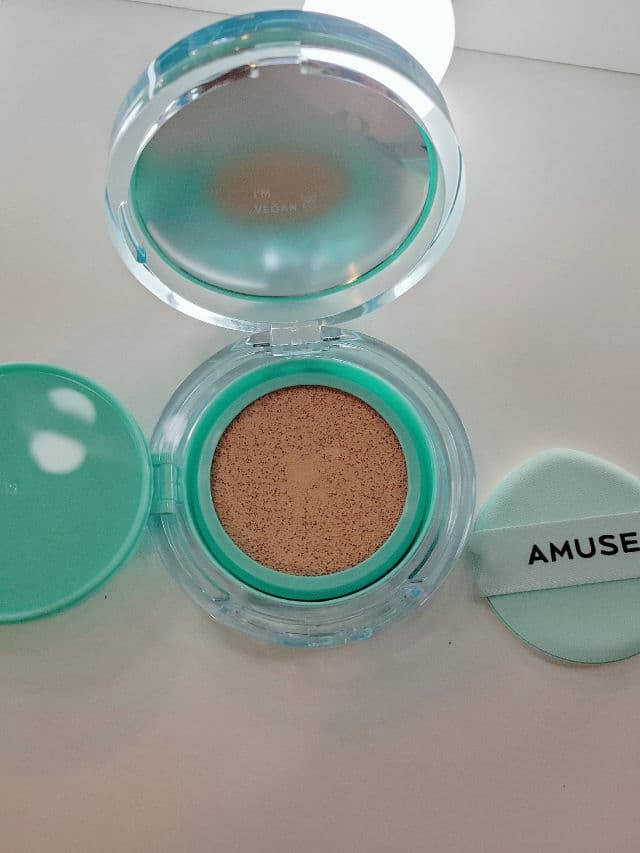 AMUSE Meta Fixing Vegan Cushion SPF45 PA++ review photo by aribeauty