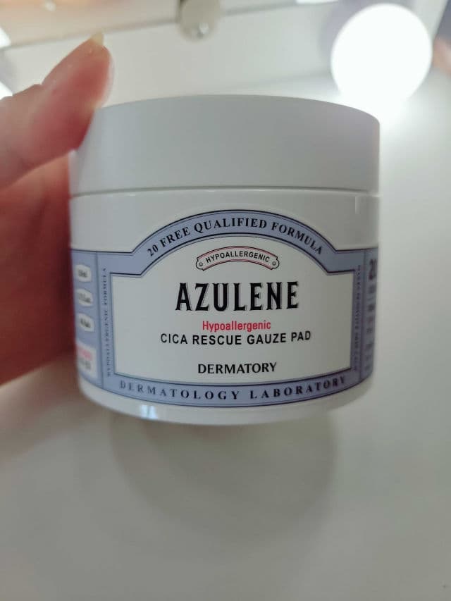 Dermatory Hypoallergenic Cica Rescue Gauze Pad review photo by aribeauty