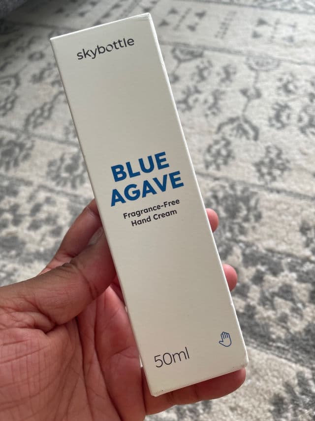 Skybottle Blue Agave Hand Cream review photo by IndiGirlReviews