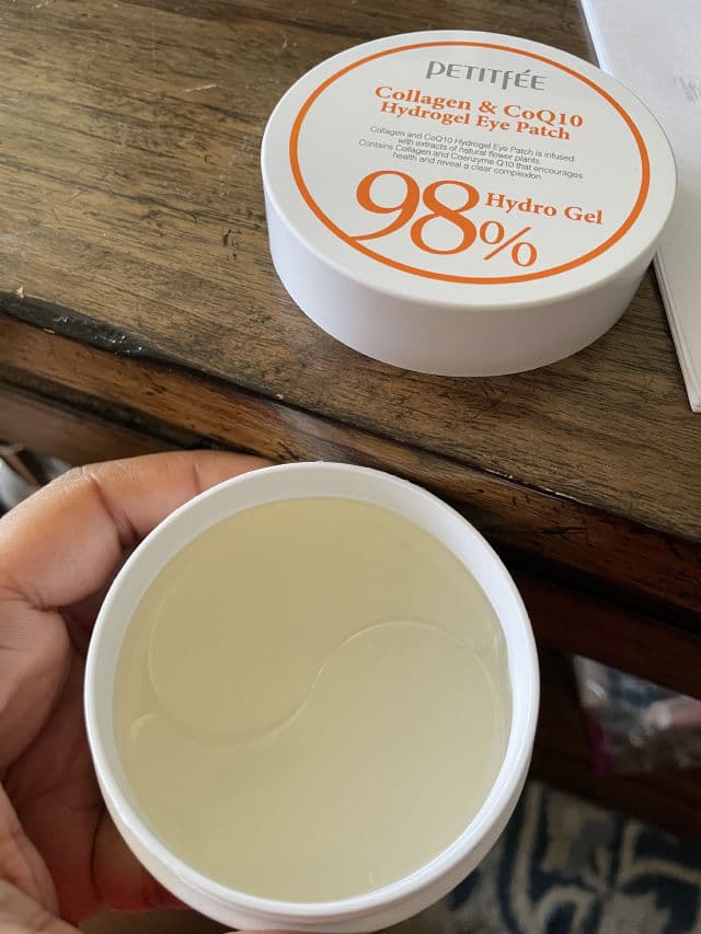 Petitfee Collagen & Co Q10 Hydrogel Eye Patch review photo by IndiGirlReviews