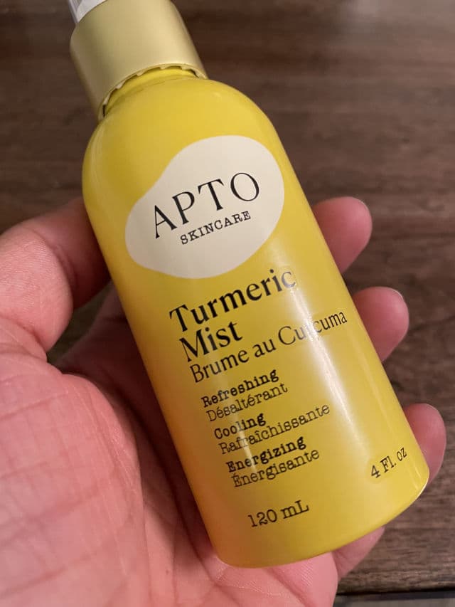 APTO Skincare Turmeric Mist review photo by IndiGirlReviews