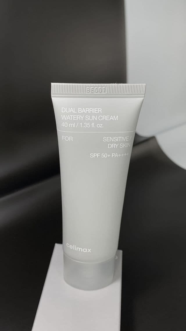 CELIMAX Dual Barrier Watery Sun Cream SPF 50+ PA++++ review photo by Myskinappetite
