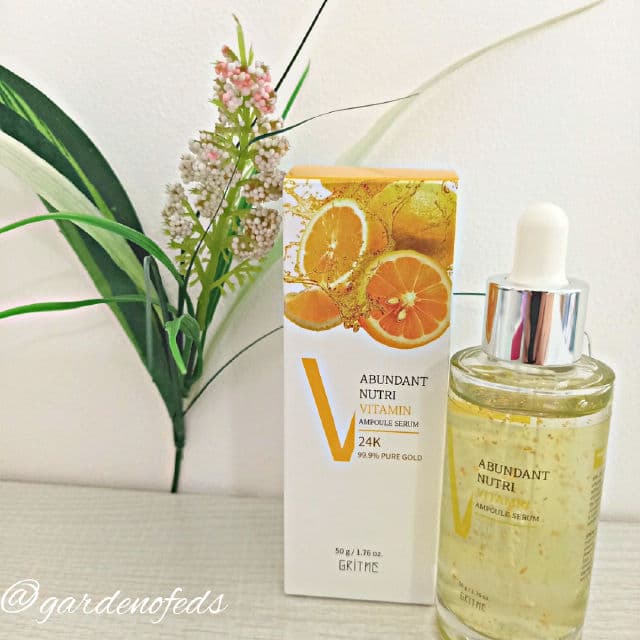 Grit Me Abundant Nutri Vitamin 24k Gold Ampoule Serum review photo by gardenofeds