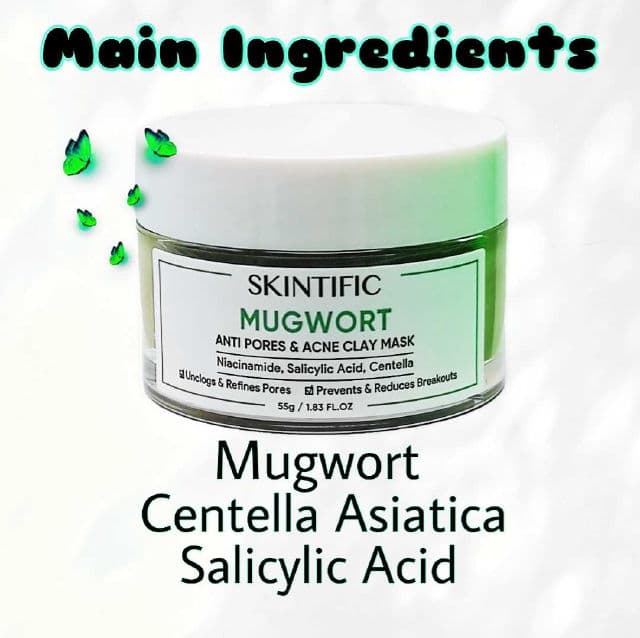 Skintific Mugwort Anti Pores & Acne Clay Mask review photo by mandystef