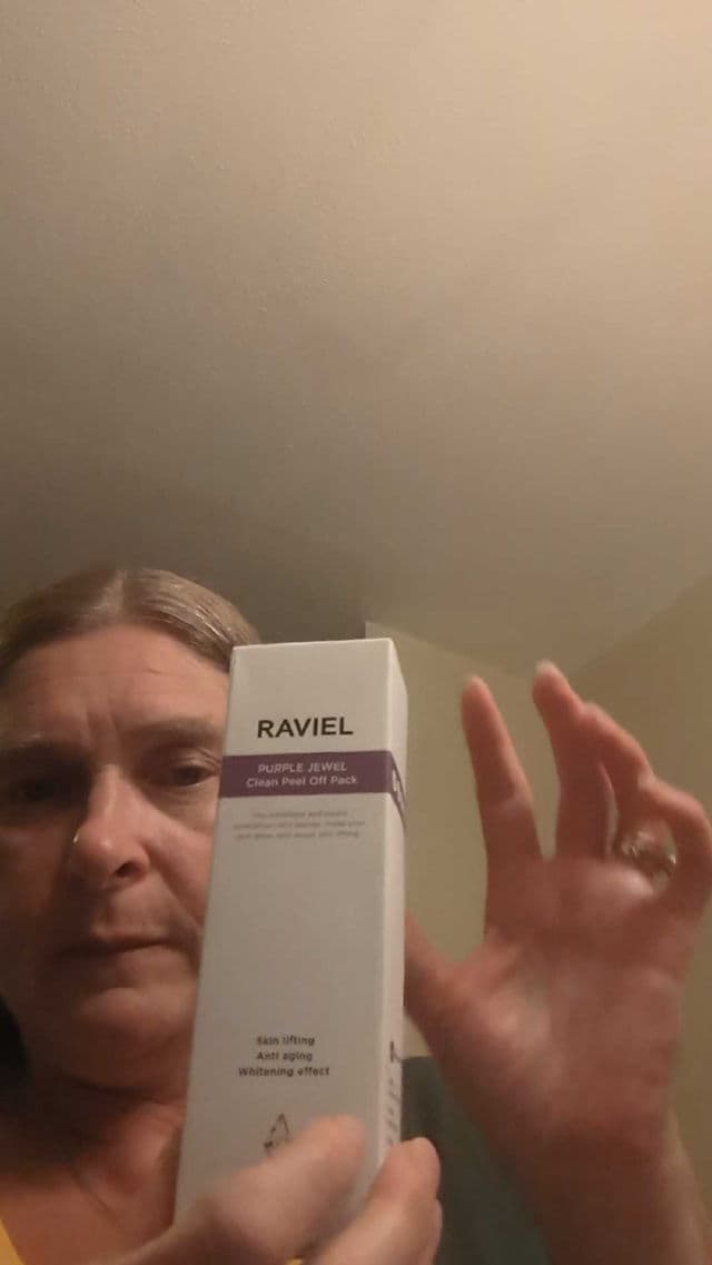 RAVIEL Purple Jewel Clean Peel Off Pack review photo by SandraG