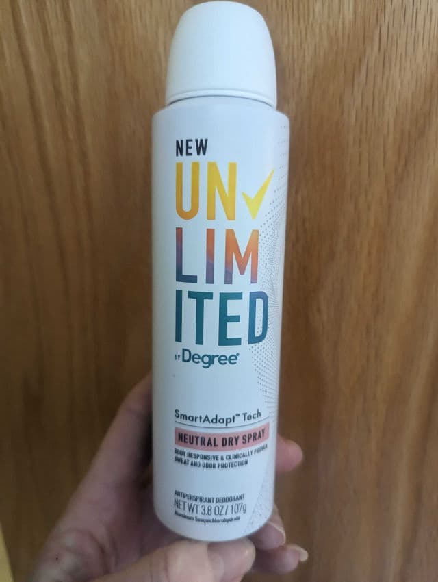 Degree Unlimited Antiperspirant Deodorant Clean review photo by SandraG