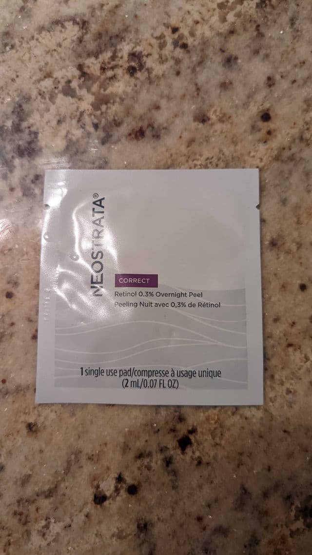 NeoStrata Correct Retinol 0.3% Overnight Peel  review photo by SandraG