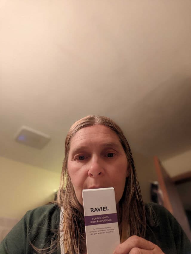 RAVIEL Purple Jewel Clean Peel Off Pack review photo by SandraG