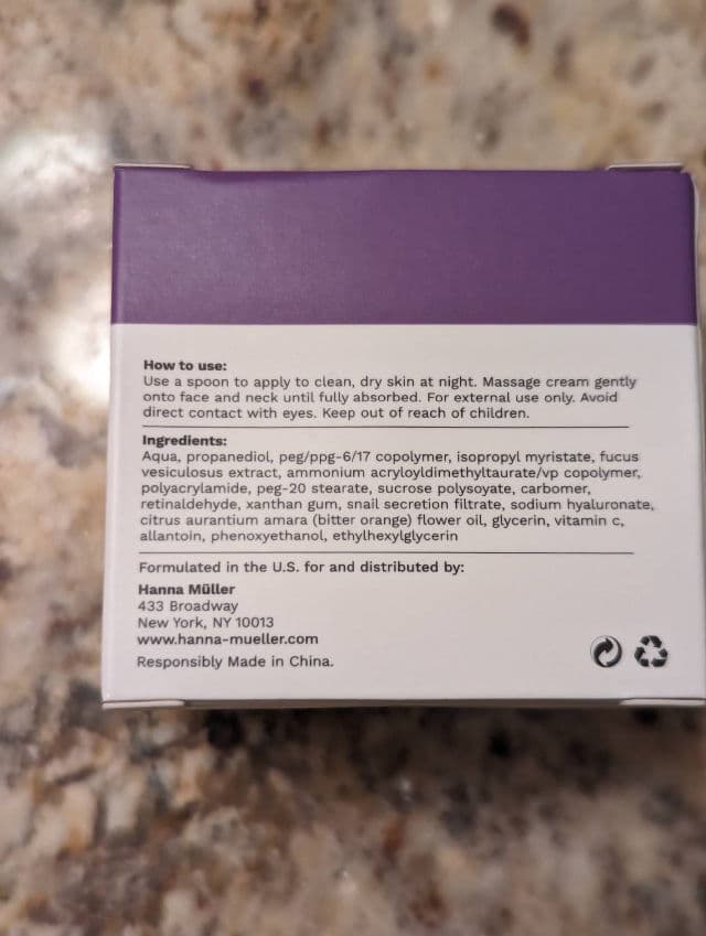 Hanna Muller Collagen Boost Repair Cream review photo by SandraG