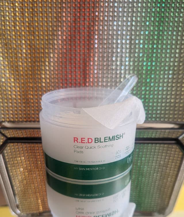 Red Blemish Clear Quick Soothing Pads product review