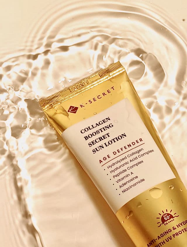 K-Secret Collagen Boosting Secret Sun Lotion SPF 50+ PA++++ review photo by skincare12