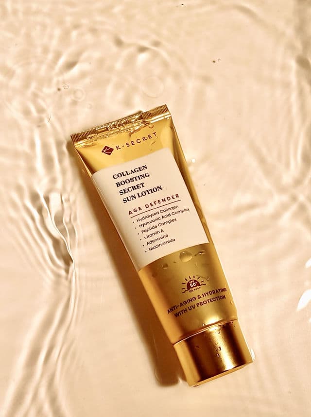 K-Secret Collagen Boosting Secret Sun Lotion SPF 50+ PA++++ review photo by skincare12