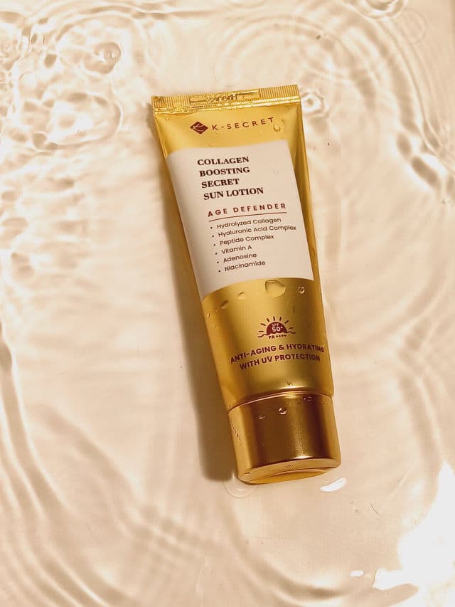 K-Secret Collagen Boosting Secret Sun Lotion SPF 50+ PA++++ review photo by skincare12