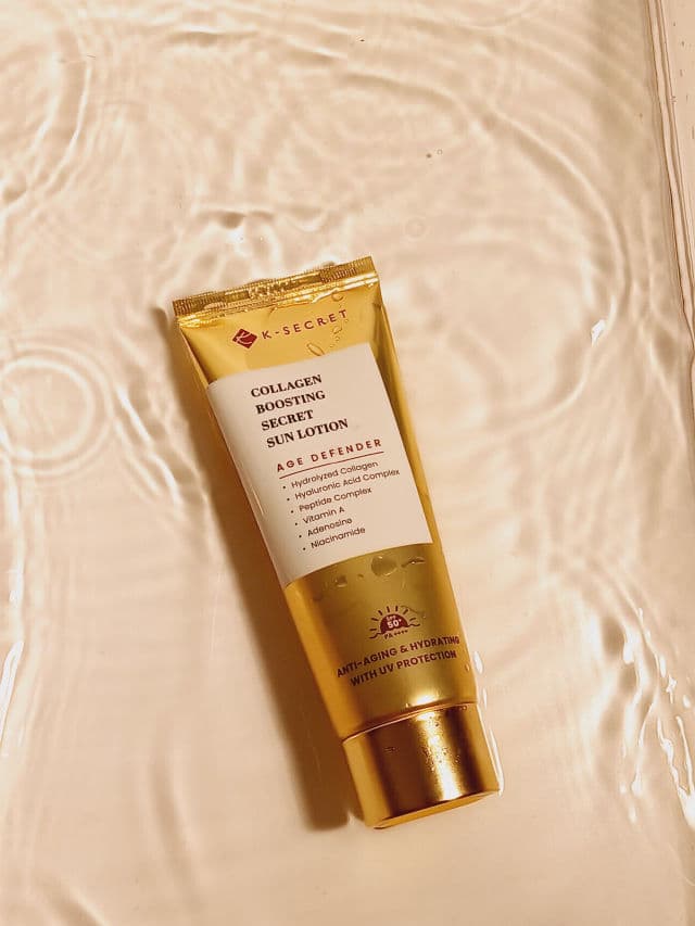 K-Secret Collagen Boosting Secret Sun Lotion SPF 50+ PA++++ review photo by skincare12