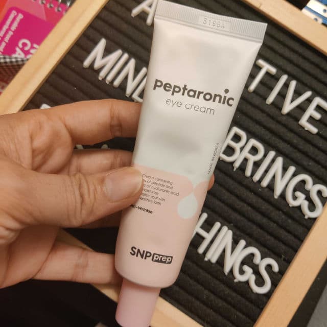 SNP Prep Peptaronic Eye Cream review photo by GlorifywithAditi