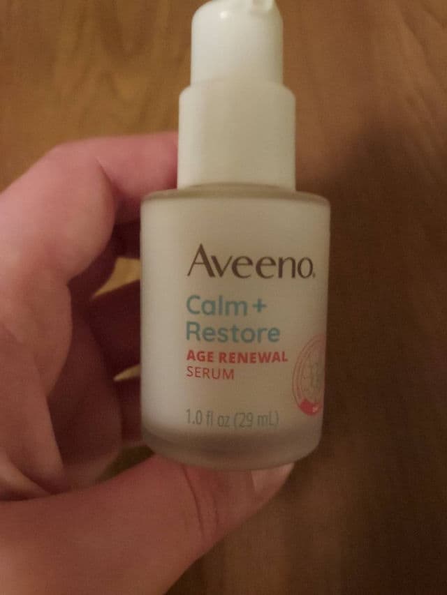 Aveeno Calm + Restore Age Renewal Serum review photo by Brandi84