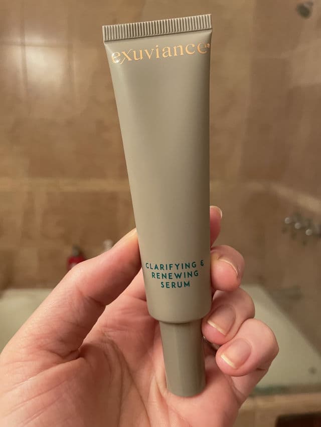 Exuviance Clarifying & Renewing Serum review photo by TheEpistolarian