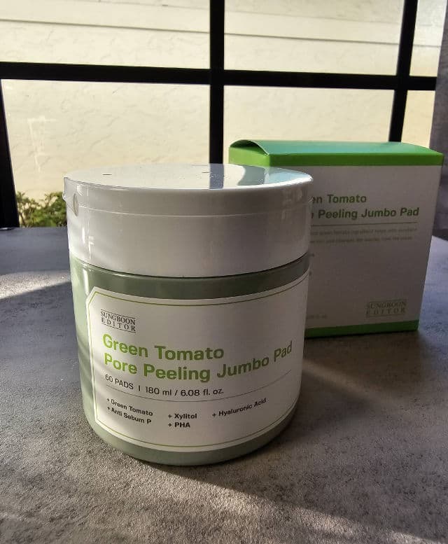 Sungboon Editor Green Tomato Pore Peeling Jumbo Pad review photo by Janina2014