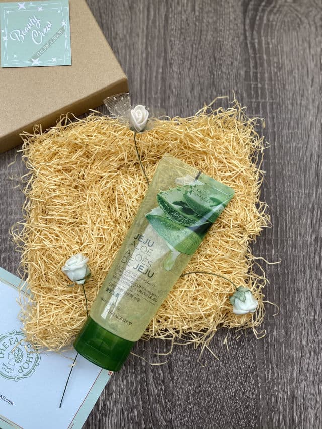 THE FACE SHOP Jeju Aloe Fresh Soothing Foam Cleanser review photo by ghenvibs