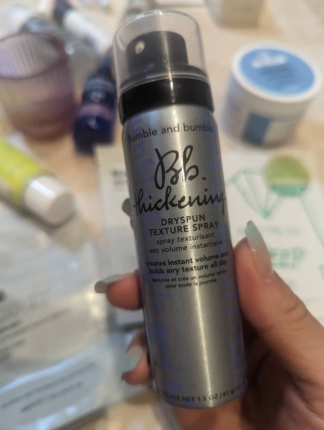 Bumble and bumble. Thickening Dryspun Texture Spray review photo by AllyOlly