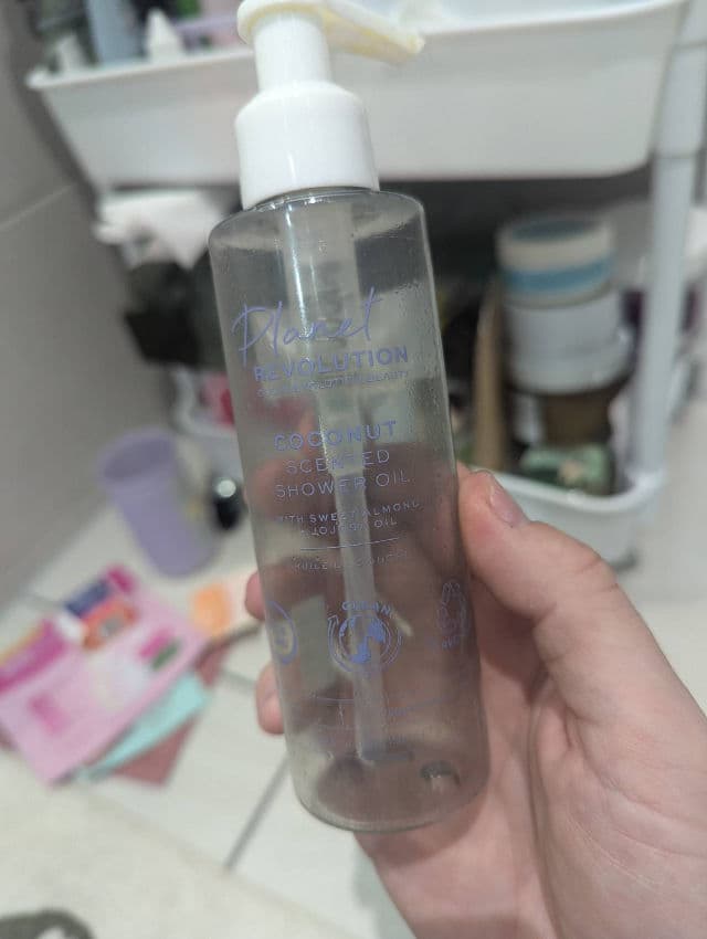 Planet Revolution Coconut Scented Shower Oil review photo by AllyOlly