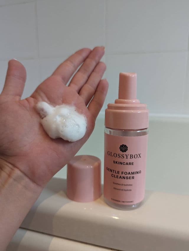 Glossybox Gentle Foaming Cleanser review photo by AllyOlly