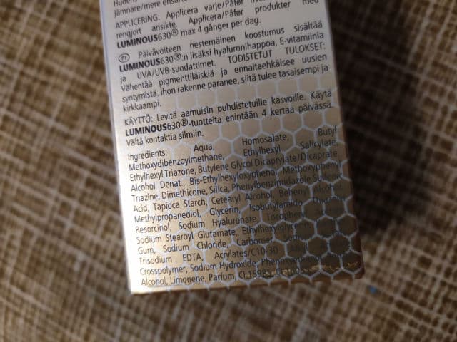 Nivea Perfect & Radiant Luminous 630 Day Cream SPF 50 review photo by skinmalist