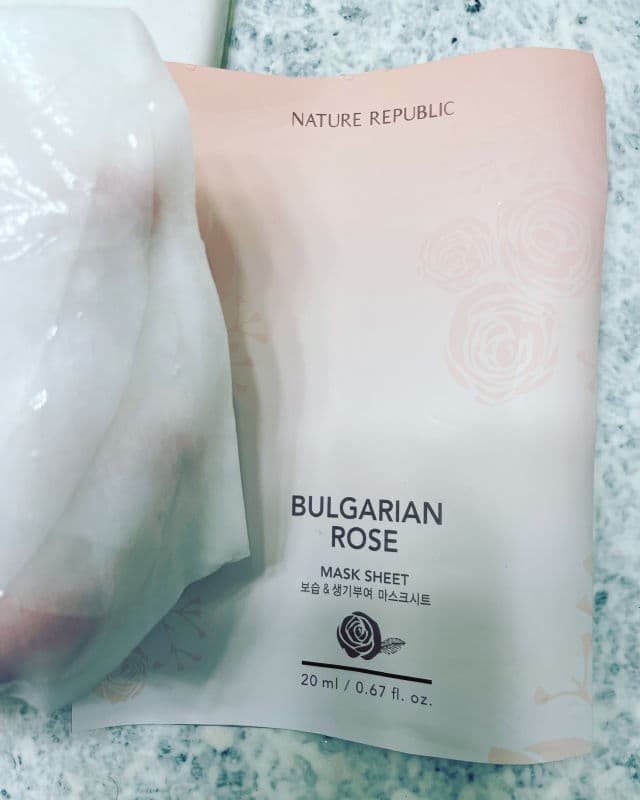 NATURE REPUBLIC Bulgarian Rose Sheet Mask  review photo by AngieQuantas