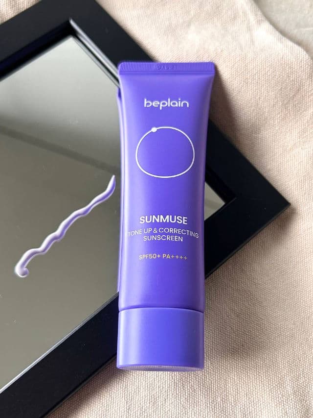 Beplain Sunmuse Tone-Up & Correcting Sunscreen SPF 50+ PA++++ review photo by chubsterskin