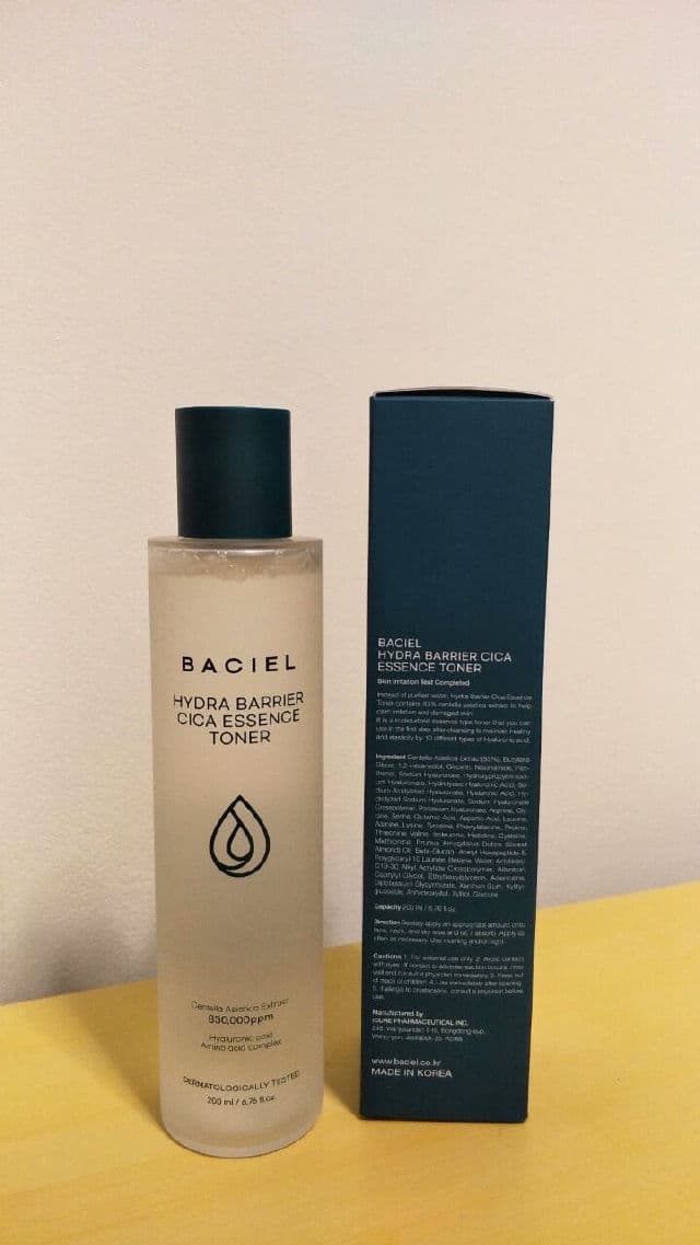 Baciel Hydra Barrier Cica Essence Toner  review photo by chubsterskin