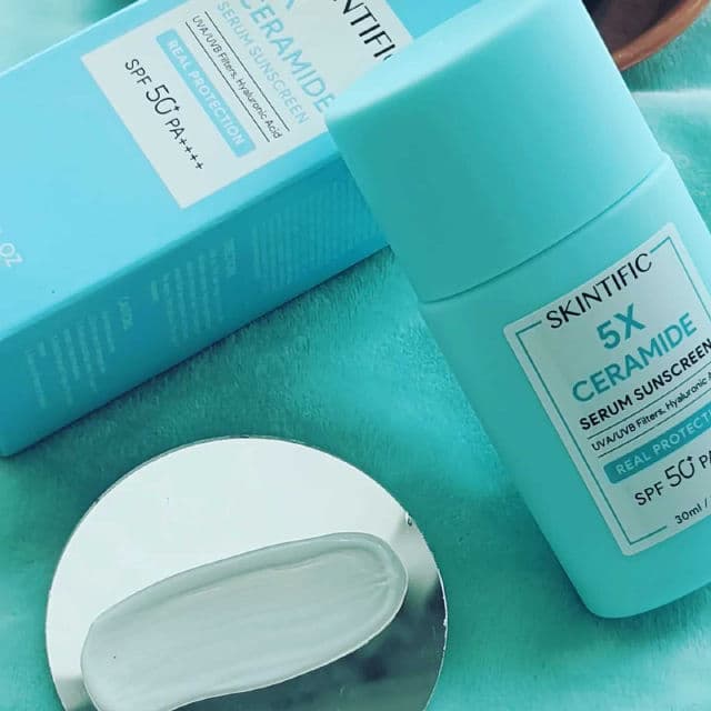 Skintific 5X Ceramide Serum Sunscreen SPF50 PA++++ review photo by ChristieX