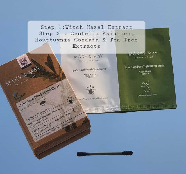 Mary&May Daily Safe Black Head Clear Nose Mask (Step 1) review photo by ChristieX