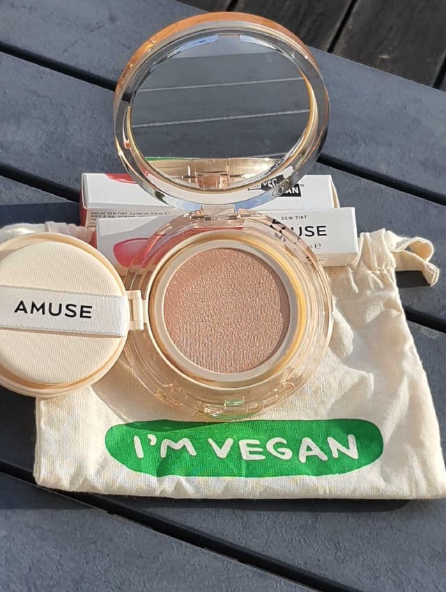 AMUSE Dew Jelly Vegan Cushion SPF38 PA+++ review photo by ChristieX