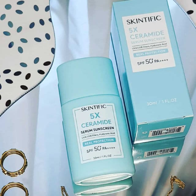 Skintific 5X Ceramide Serum Sunscreen SPF50 PA++++ review photo by ChristieX