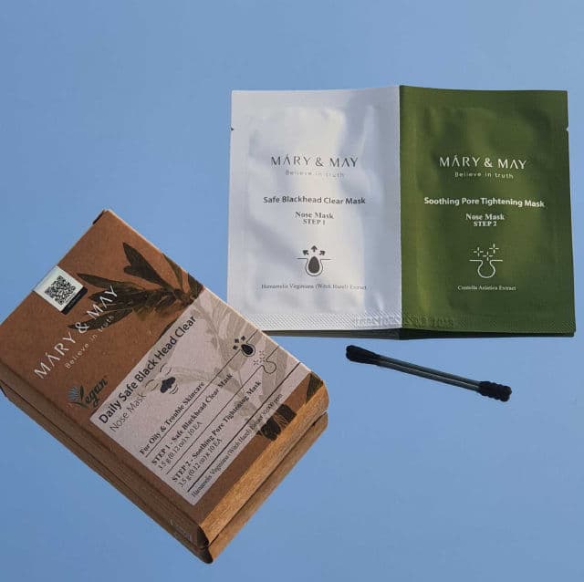 Mary&May Daily Safe Black Head Clear Nose Mask (Step 1) review photo by ChristieX