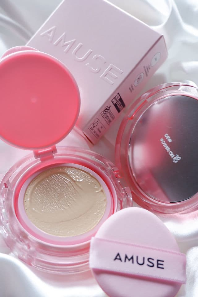 AMUSE Dew Power Vegan Cushion SPF50 PA++++ review photo by saylin