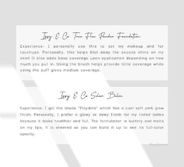 Issy & Co. Solar Balm SPF30 PA+++ in Playdate (Glow Finish) review photo by saylin