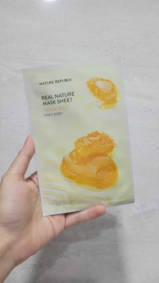 NATURE REPUBLIC Real Nature Royal Jelly Mask Sheet  review photo by SkincrediblyMe